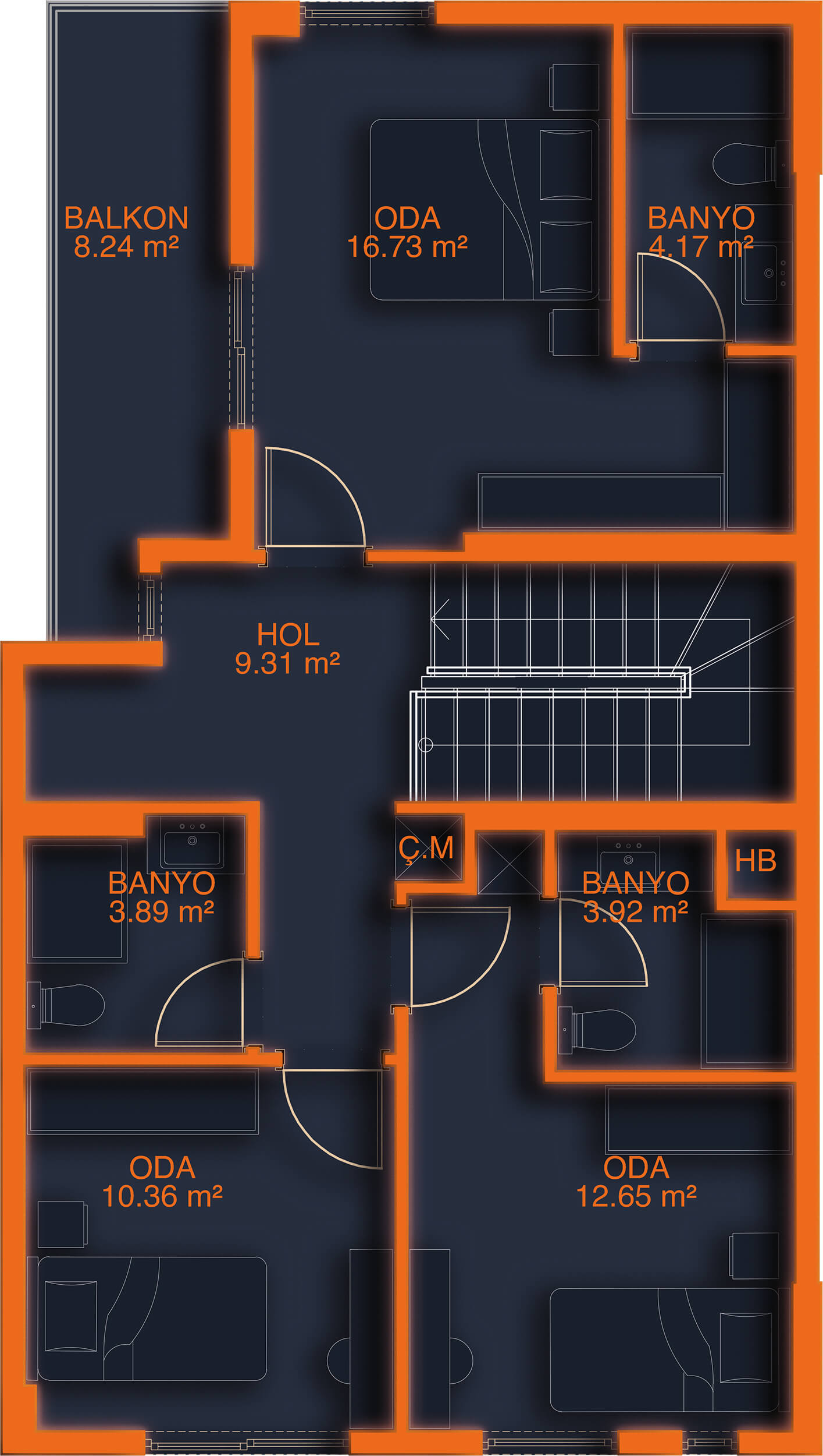 Ankara Gölbaşı Müstakil Villa Z 1. Kat
